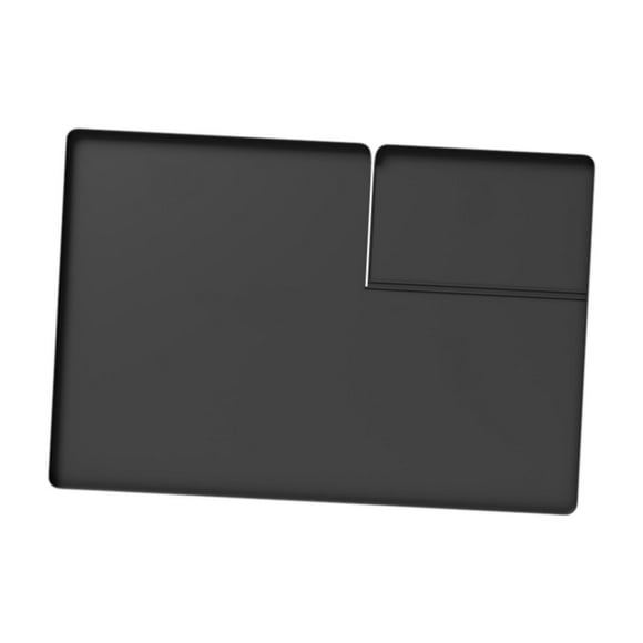 Cubierta de encimera para lavadora y secadora. Protector superior de silicona para lavadora y secadora. Negro