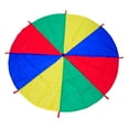 thumbnail image 2 of Niños Niños Juegan Parachute 8-Handles , CUTICAT Arco iris del paracaídas, 2 of 6