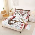 thumbnail image 2 of Erosebridal Kids Baseball Sport Bed Sheets,Boys Ball Gamer King Sheets For Ice Cream Baseball Lover 4pcs, 2 of 6