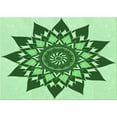 thumbnail image 1 of Ahgly Company Indoor Rectangle Patterned Mint Green Area Rugs, 6' x 9', 1 of 6