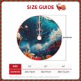 thumbnail image 2 of Haiem Fantasy Underwater Adventure Pattern Christmas Tree Skirt Merry Christmas Party Christmas Tree Decoration,New Year Decorations-30", 2 of 6