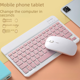 thumbnail image 1 of Teclado Bluetooth para tableta iPad, conjunto de teclado y ratón Bluetooth portátil ultrafino universal para teléfono Apple, 1 of 4