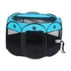 thumbnail image 5 of Corral Portátil Plegable para Mascotas con Malla con Cremallera, Jaula para Tienda de Campaña, Tela Oxford para Cachorros, Animales Pequeños, Uso Inte Azul negro Sunnimix Parque infantil plegable, 5 of 8