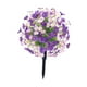 thumbnail image 3 of Flores artificiales Decoración del jardín topiario Vigidor de bricolaje Decedente de decoración de bodas Plantas con estaca para un regalo de paisaje Púrpura, 3 of 8