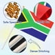 thumbnail image 3 of Pack de 12 Banderas de Mano de Sudáfrica de 30 cm para Fiestas y Eventos, 3 of 6