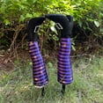 thumbnail image 5 of Halloween Witch Legs Stakes with LED Lights, 2Pcs Striped Witch Leg Yard Decorations with High Heels for Outdoor Garden Lawn and Patio Spooky Decor, 1Pack Orange, 5 of 7