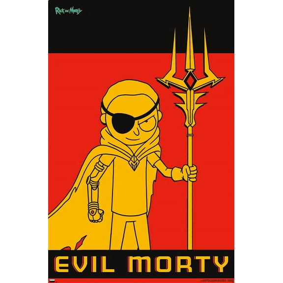 Rick And Morty - EVil Morty Wall Poster, 22.375" x 34"