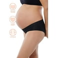 thumbnail image 2 of Ingrid & Isabel Basics Seamless Maternity Underwear, 3-Pack, Under Belly Fit, 2 of 5