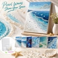 thumbnail image 5 of Ocean Wave Pearl Art DIY Kit,Beach Diamond Painting Craft for Adults,Beginner Friendly Pearl Bead Art Set,Handmade Coastal Home Wall Decor Gift for Craft Lovers, 5 of 7