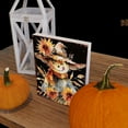 thumbnail image 4 of 15in Fall Scarecrow Table Decor | Autumn Tabletop Sign | Farmhouse Harvest Wooden Indoor Holiday Decor, 4 of 6
