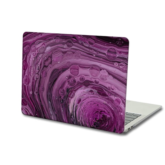 KSK KAISHEK Protective Case Hard Cover Only for 2016 - 2019 Rel. MacBook Pro 15 inchs Touch Bar Model: A1707&A1990 Purple series 0113