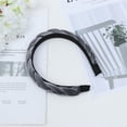 thumbnail image 6 of 1pc Suede Braid Headband for Women Girls Adults Gray Hair Accessory Fashion Band, 6 of 6