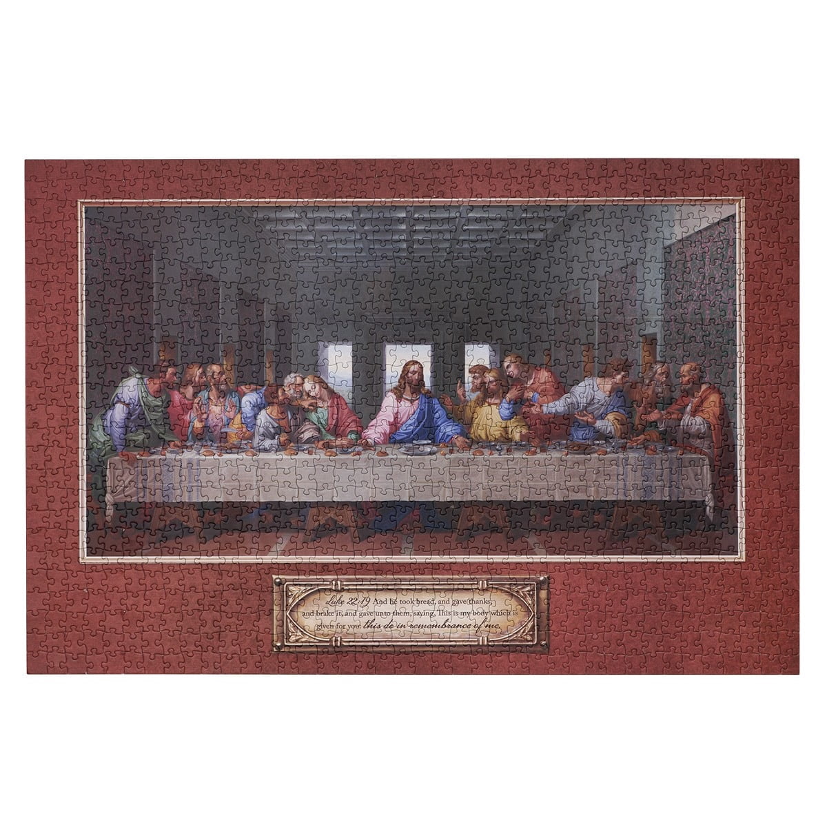 The Last Supper 1000 Piece Jigsaw Puzzle for Adults Indoor Family Activity, 500 x 750 mm