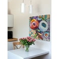 thumbnail image 5 of "Plastered Flowers" Painting Print on Wrapped Canvas, 5 of 7