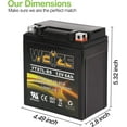 thumbnail image 3 of YTX7L-BS 100CCA High Performance Maintenance Free Sealed AGM Motorcycle ATV Battery, 3 of 5