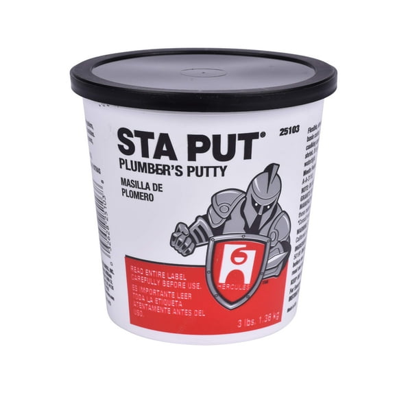 Oatey 3 lb. Sta Put Plumber's Putty Sealant in Beige - 25103