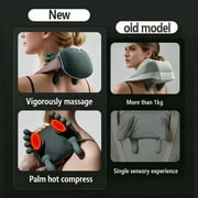 Neck Massager with Hands, Bionic Back and Shoulder Massager with Heat, Portable Electric Heated Shiatsu Massager with Simulated Hand Design for Neck