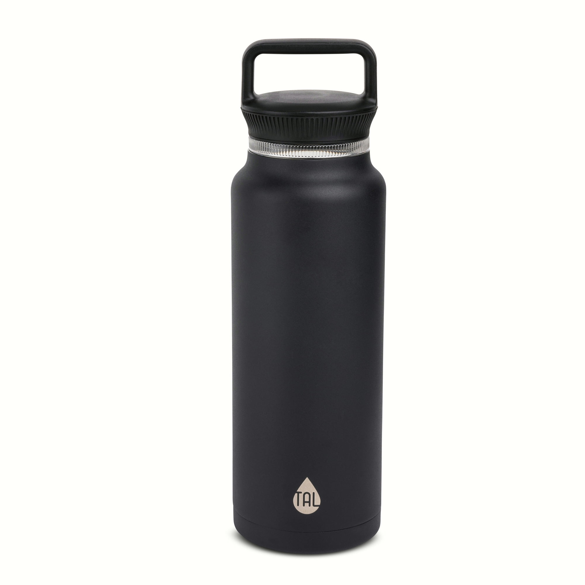 (2 pack) TAL Stainless Steel Everett Water Bottle 50 fl oz, Black