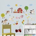 thumbnail image 2 of Farm Friends Baby/Nursery Peel & Stick Wall Art Sticker Decal, 2 of 3