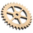 thumbnail image 4 of Wooden Wheel Gear Wall Art Decor Golden Color for Home Office 12.5 Inches, 4 of 4