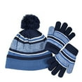 thumbnail image 2 of Hats And Gloves Sets Fitness Womens Gloves Cozy Unisex Mens Beanies Fall Fashion Must Have Winter Gloves Blue, 2 of 4