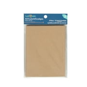 Hello Hobby A2 Blank All Occasion Kraft color Greeting Cards, with Envelopes 4.25" x 5.5" (12 Count)