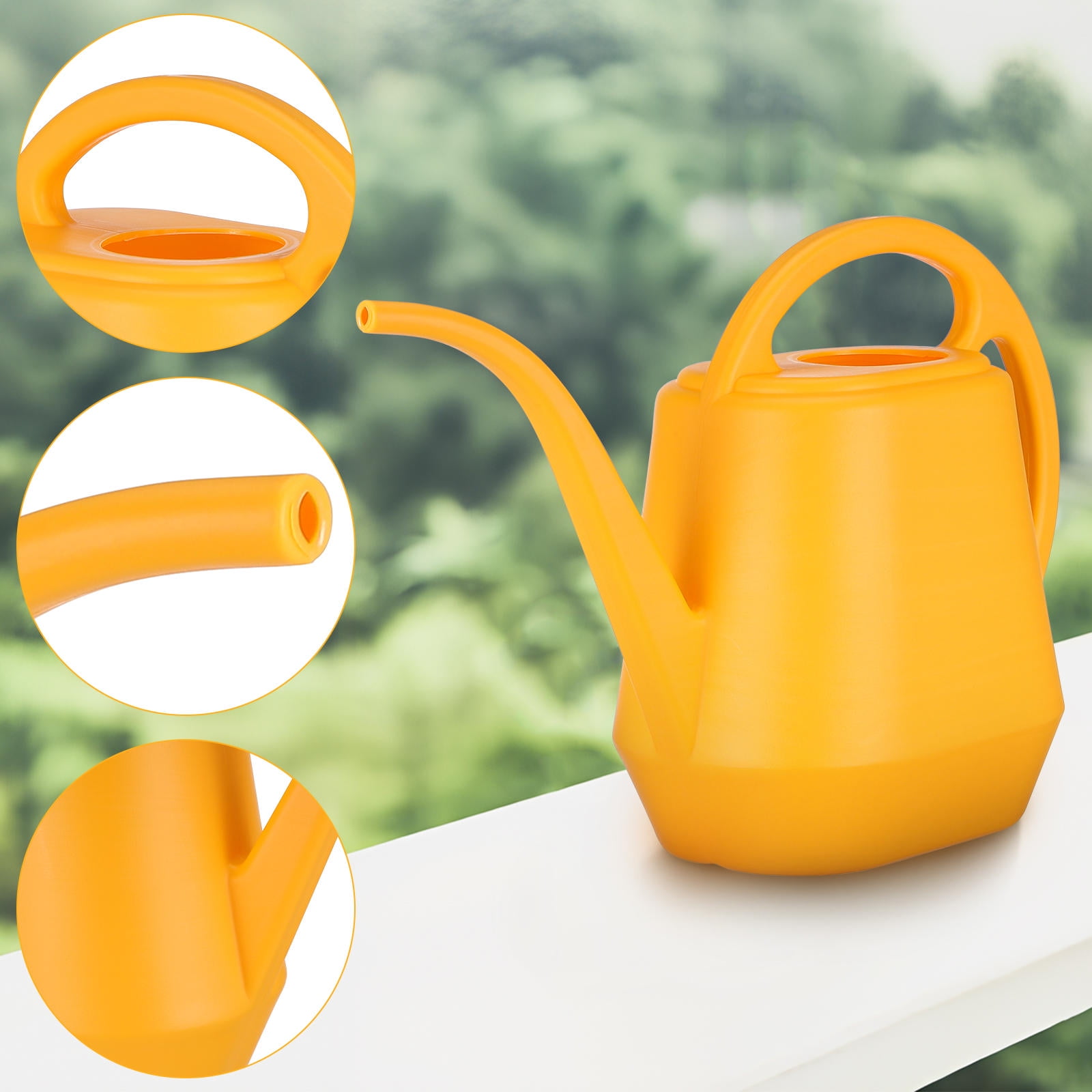 WHAMVOX  Indoor Watering Cans for House Plants Garden Flower Planter Orange