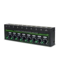 thumbnail image 1 of Amplificador de Auriculares HA800 PRO de 8 Canales, Amplificador Estéreo RGB, Microamplificador para Mezclador de Música, Amplificador de Sonido para Grabación (UE), 1 of 10