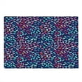 thumbnail image 2 of Modern Cutting Board, Watercolor Style Effect Hand Drawn Repeating Mosaic Inspired Pattern, Decorative Tempered Glass Cutting and Serving Board, Large Size, Blue Pale Blue and Pink, by Ambesonne, 2 of 5