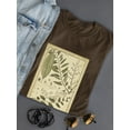 thumbnail image 3 of Talisia And Claufena Leaves T-Shirt Women -Denis Diderot Designs, Female Medium, 3 of 4
