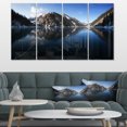 thumbnail image 1 of Frozen Mountain Lake Pano - Impression sur Toile Paysage, 1 of 4