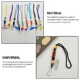 thumbnail image 2 of Mobile Phone Lanyard Adjustable Reusable Neck Hanging Rope with Cellphone Adjustable Hook Microfiber Safety Straps Accessory Picnic Running Type 3, 2 of 7