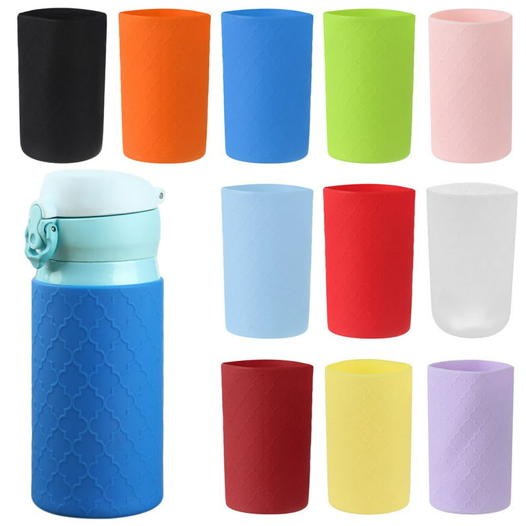 Cup Cover Silicone Water Bottle Cover Boot for Bottle Anti-Slip Bottom  Sleeve