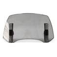 thumbnail image 3 of Gray Universal Motorcy Windshield Extension Adjustable Spoiler for BMW Kawasaki Yamaha Honda Suzuki 300x195x155MM, 3 of 5