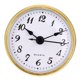 thumbnail image 1 of de reloj de 70 mm/2,8 pulgadas, movimiento de , adorno dorado, , goma con números arábigos, reloj de, 1 of 9
