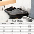 thumbnail image 3 of HOMEHOT Mens Slippers Casual Slip On Memory Foam House Shoes Black Size 11 Male Adult, 3 of 6