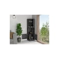 thumbnail image 3 of FM FURNITURE Seattle Bar Cabinet, Eight Bottle Cubbies, Two Large Open Shelves, 3 of 6