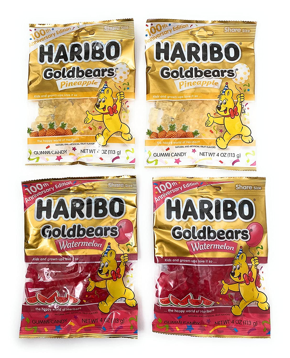 Haribo Roulettes Gummy Candy Rolls (Innerpack of 36)