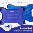 thumbnail image 3 of Hip Ice Pack Wrap After Hip Replacement Surgery, Gel Cold Therapy Pack Reusable for Sciatica, Injuries Pain Relief, Bursitis & Swelling, 3 of 7