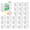 White-24 Pack, variant on 24 Pack White Desk Dividers for Classroom Testing and Student Focus