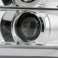 thumbnail image 4 of Spec-D Tuning Chrome Halo LED Projector Headlights + Chrome Bumper Lights Compatible with 2005-2009 Ford Mustang, Left + Right Pair Headlamps Assembly, 4 of 7