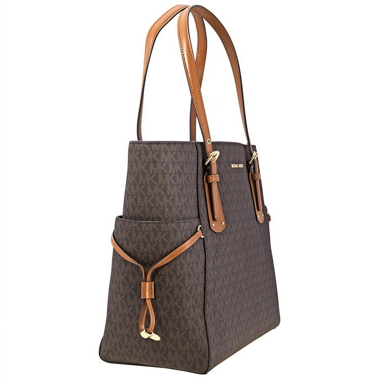 Michael Kors Voyager East West Large Tote Brown MK Signature