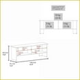 thumbnail image 2 of TV Furniture | Modern Dark Walnut TV Stand with Storage | Fits 60-69” TVs | Engineered Wood, 2 of 6