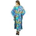 thumbnail image 4 of Bimba Women's Cotton V Neck Kimono Easy Wear Kaftan Dress Bathing Suit Cover Up Caftan Maxi, 4 of 8