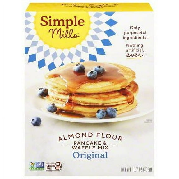 Simple Mills Pancake & Waffle Almond Flour Mix, 10.7 oz