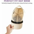 thumbnail image 2 of 4Pcs 2 Styles Hat Brim Curve Bender Hat Curving Tool Brim Shape Forming Hats Brim Curve Keeper Plastic Hat Bill Bender, 2 of 5