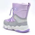 thumbnail image 3 of Nova Mountain Boys Girls Little Kids Winter Snow Boots NF-NFWB105-LightPurple-12, 3 of 7