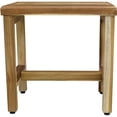 thumbnail image 2 of Banc de Douche / Extérieur Rectangulaire Compact en Teck Finition Naturelle, 2 of 5