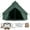 Forest Green, variant on WHITEDUCK Regatta Canvas Bell Tent w/Stove Jack, Desert Red, 10', 100% Cotton, Waterproof 4-Season