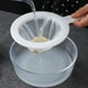 thumbnail image 4 of Xiao Hua Colador de malla de nailon ultrafino para cocina | Tamiz de plástico con filtro de malla fina para leche de soja, café, leche, yogur, zumo, kéfir, miel y vino (malla 200), 4 of 4